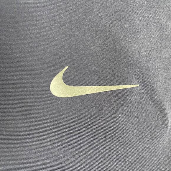 NIKE Dri-fit Running Yoga Exercise Leggings Drawstring Hidden Pocket Mesh Detail - Picture 3 of 14